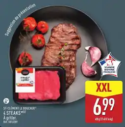 ALDI ST-CLÉMENT LE BOUCHER 4 STEAKS offre