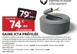 Bricomarché GAINE ICTA PRÉFILÉE offre