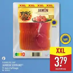 ALDI TESOROS DEL SUR JAMBON SERRANO offre
