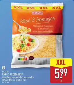 ALDI MILSANI RÂPÉ 3 FROMAGES offre
