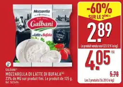 ALDI Galbani Mozzarella di latte di bufala offre