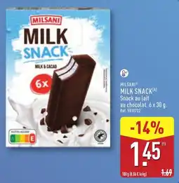 ALDI MILSANI MILK SNACK offre