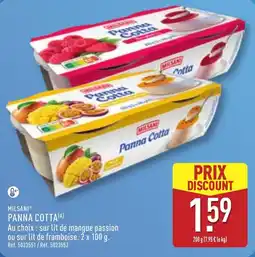 ALDI MILSANI Panna Cotta offre