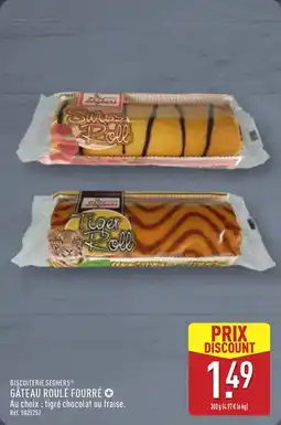 ALDI Biscuiterie Seghers Gâteau roulé fourré offre