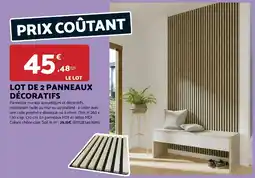 Bricomarché PANNEAUX DÉCORATIFS offre