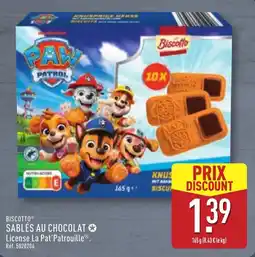 ALDI Biscotto SABLÉS AU CHOCOLAT offre