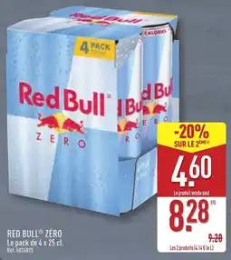 ALDI Red Bull Zéro offre