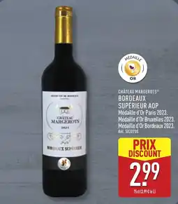 ALDI CHÂTEAU MARGEROTS Bordeaux Supérieur AOP offre