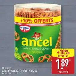 ALDI Dr Oetker Ancel Sticks et Bretzels offre