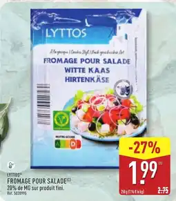 ALDI LYTTOS FROMAGE POUR SALADE offre