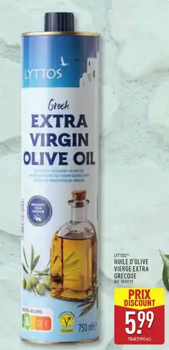 ALDI LYTTOS Huile d'olive vierge extra grecque offre