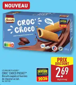 ALDI Biscotto CROC' CHOCO POCKET offre