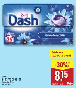 ALDI Dash Lessive Dose offre