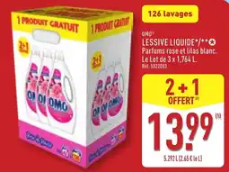 ALDI OMO Lessive liquide offre