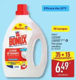 ALDI BONUX Lessive liquide offre