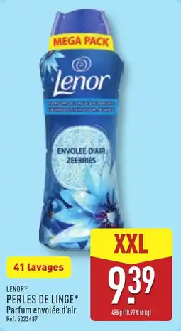 ALDI Lenor PERLES DE LINGE* offre