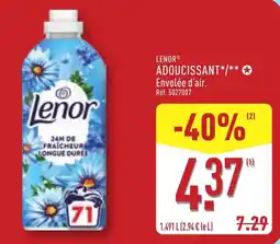 ALDI Lenor Adoucissant offre