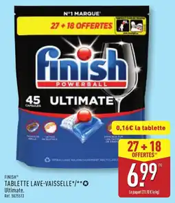 ALDI Finish TABLETTE LAVE-VAISSELLE Ultimate offre