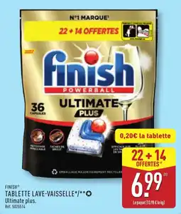ALDI Finish TABLETTE LAVE-VAISSELLE offre