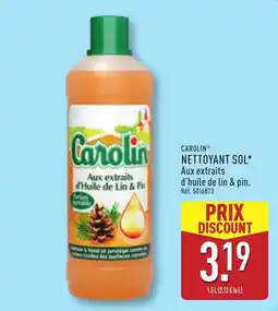 ALDI CAROLIN NETTOYANT SOL offre