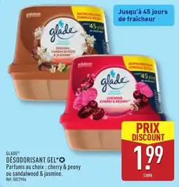 ALDI GLADE DÉSODORISANT GEL offre