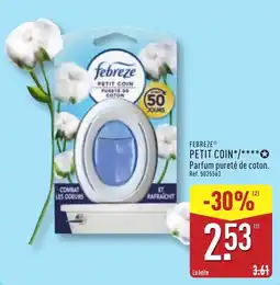 ALDI Febreze Petit Coin offre