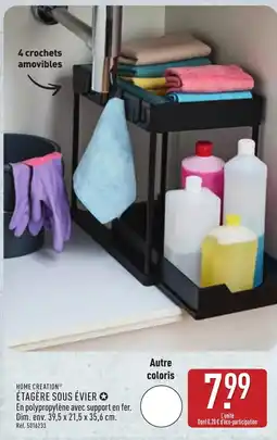 ALDI HOME CREATION ÉTAGÈRE SOUS ÉVIER offre