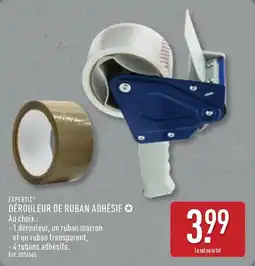ALDI EXPERTIZ DÉROULEUR DE RUBAN ADHÉSIF offre