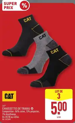 ALDI CAT Chaussettes de travail offre
