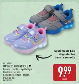ALDI LILY & DAN BASKETS LUMINEUSES offre