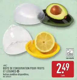 ALDI JOIE BOÎTE DE CONSERVATION POUR FRUITS ET LÉGUMES offre