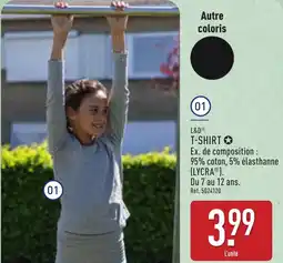 ALDI L&d t-shirt offre