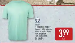 ALDI Crane t-shirt de sport offre