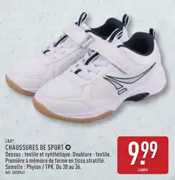 ALDI L&D CHAUSSURES DE SPORT offre