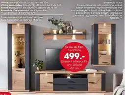 Möbel Martin Élément inférieur TV. offre