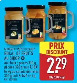 ALDI GOURMET FINEST CUISINE BOCAL DE FRUITS offre