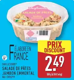 ALDI DAYLICIOUS SALADE DE PÂTES JAMBON EMMENTAL offre