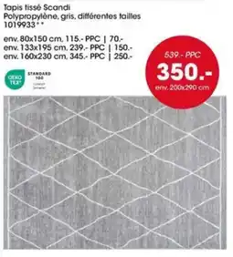 Möbel Martin Tapis tissé Scandi offre