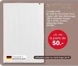 Möbel Martin Couette d'été offre