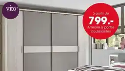 Möbel Martin Armoire à portes coulissantes offre