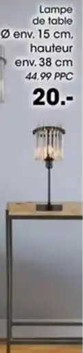 Möbel Martin Lampe de table offre
