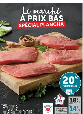 LES PRODUITS U VEAU FILIÈRE U