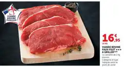 Hyper U Viande Bovine Faux-Filet offre