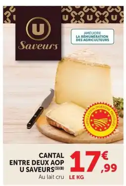 Super U U Saveurs Cantal offre