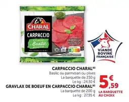 U Express CHARAL CARPACCIO offre