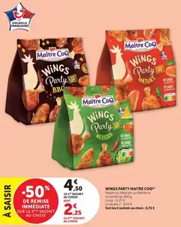 Hyper U Maître CoQ Wings Party offre