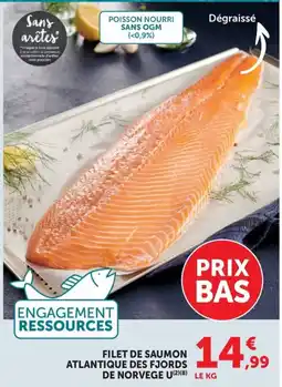 U Express FILET DE SAUMON ATLANTIQUE DES FJORDS DE NORVEGE offre