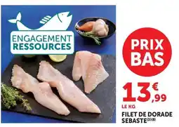 U Express FILET DE DORADE SEBASTE offre