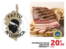 Super U Fontana poitrine de l'île de beauté igp offre