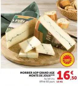 U Express Morbier AOP Grand Age offre